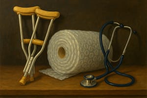 My healthcare journey as still life.