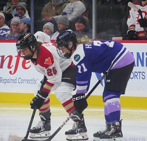 Hymlarova and Clark, 2 players in PWHL finals game 1